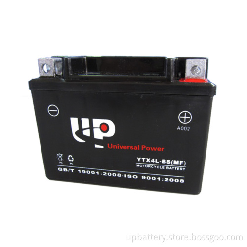 Maintenance Free Motorcycle Battery Ytx4l-Bs 12V 3ah